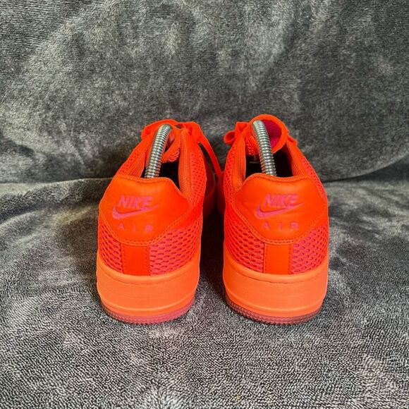 Nike Air Force 1 Low Upstep BR Women’s Size 9 – Bright Crimson/Orange - Picture 4 of 8